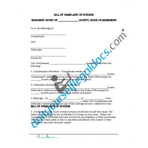 Bill of complaint for divorce virginia pdf picture